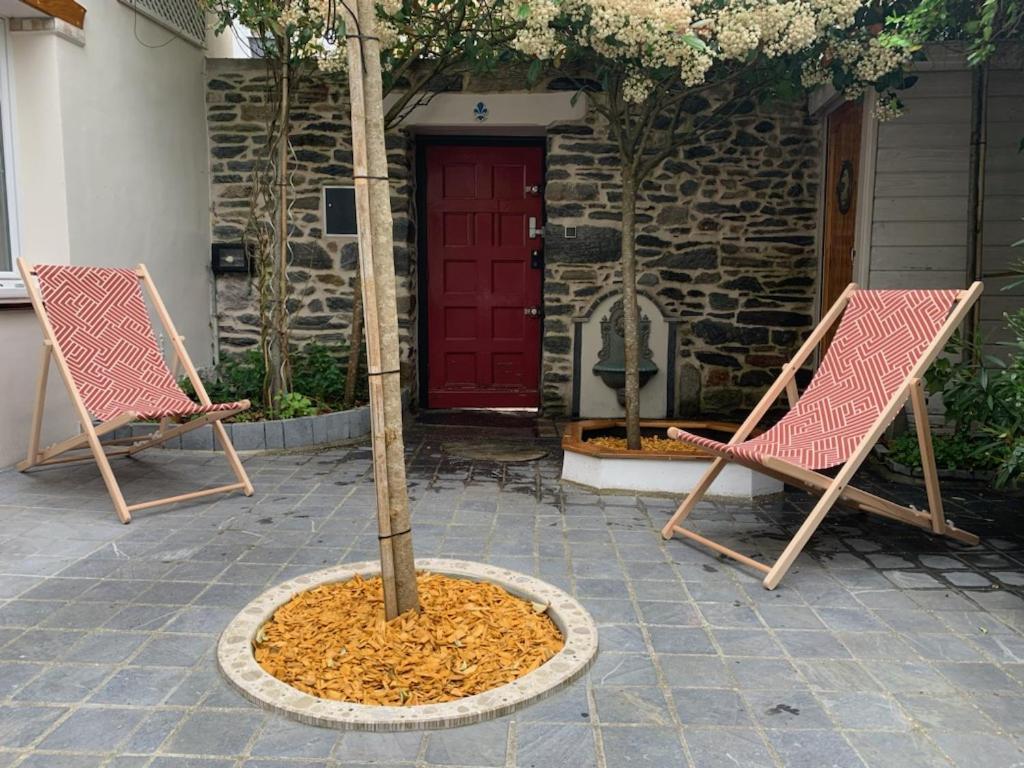 Aux Vieilles Murailles • Charmante Maison & Cour Morlaix Luaran gambar